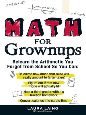 cover image of Math for Grownups